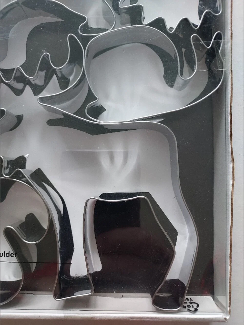 Stainless Steel Moose & Nature Cookie Cutter Set - Silver